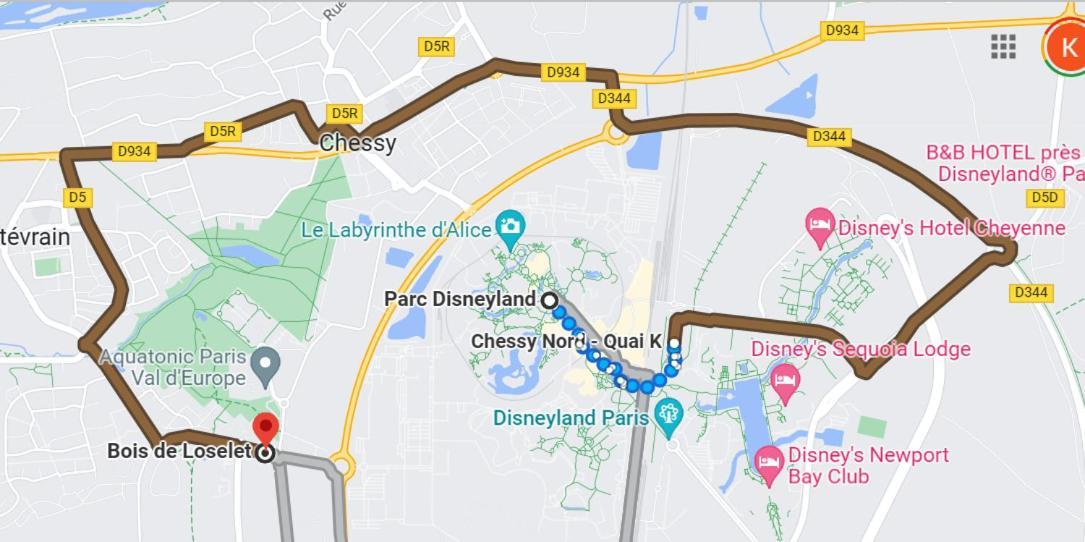 B306 Appartement Disneyland Paris Монтеврен Екстериор снимка